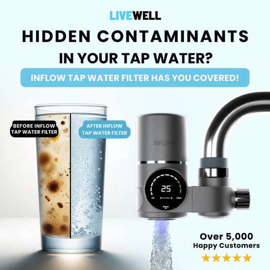 LiveWell™ V2 Tap Water Filter With 97% Fluoride Filter