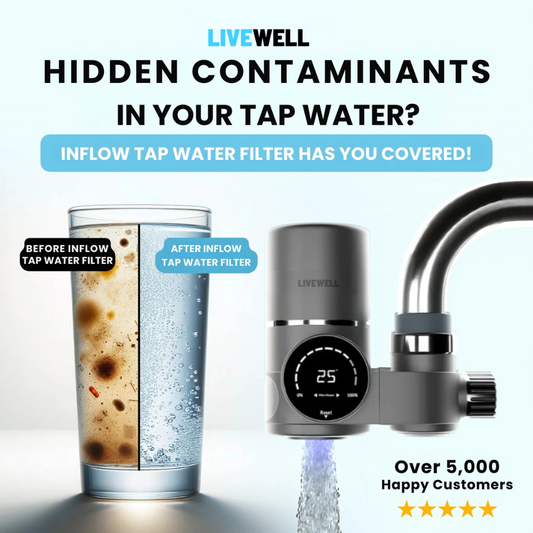 LiveWell™ V2 Tap Water Filter With 97% Fluoride Filter